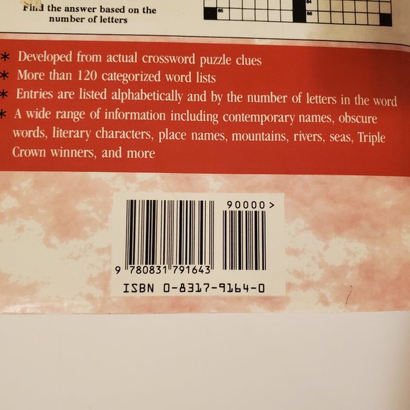 COPY - Webster's New American Crossword puzzle dictionary - Picture 4 of 9